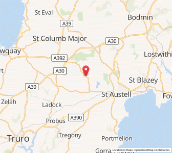 Map of Nanpean, EnglandEngland