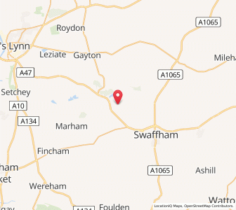 Map of Narford, EnglandEngland