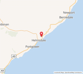 Map of Navidale, ScotlandScotland