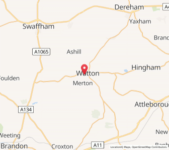Map of Neaton, EnglandEngland