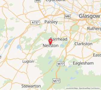 Map of Neilston, ScotlandScotland