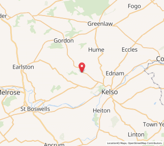 Map of Nenthorn, ScotlandScotland