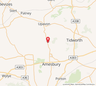 Map of Netheravon, EnglandEngland