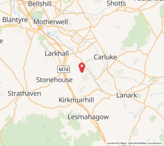Map of Netherburn, ScotlandScotland
