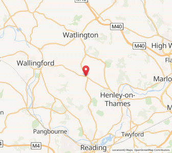 Map of Nettlebed, EnglandEngland