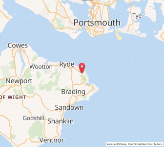 Map of Nettlestone, EnglandEngland