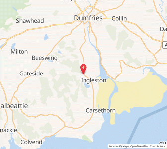 Map of New Abbey, ScotlandScotland