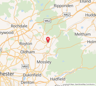 Map of New Delph, EnglandEngland