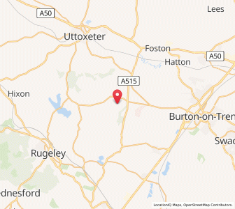 Map of Newborough, EnglandEngland