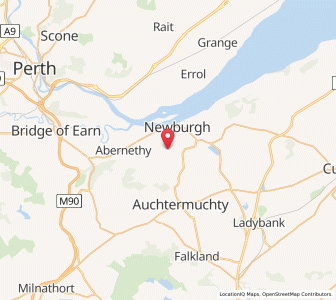 Map of Newburgh, ScotlandScotland