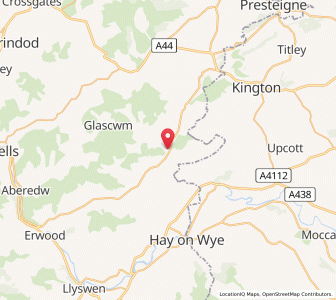 Map of Newchurch, WalesWales