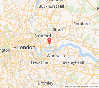 Map of Newham, EnglandEngland