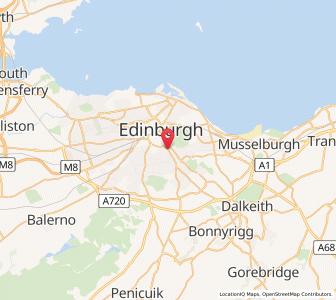 Map of Newington, ScotlandScotland