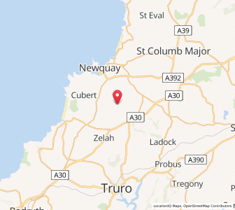 Map of Newlyn East, EnglandEngland