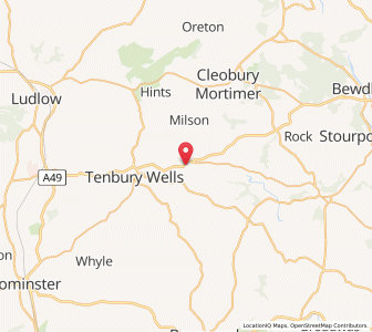 Map of Newnham, EnglandEngland