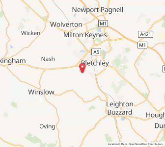Map of Newton Longville, EnglandEngland