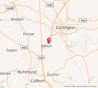 Map of Newton Morrell, EnglandEngland