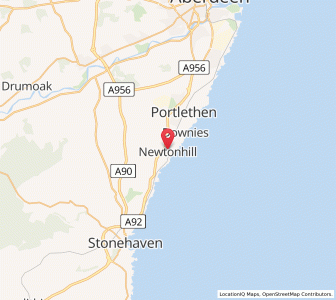 Map of Newtonhill, ScotlandScotland