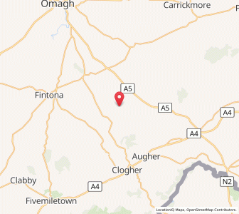 Map of Newtown Saville, Northern IrelandNorthern Ireland