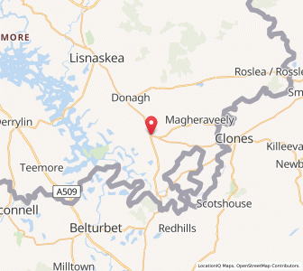 Map of Newtownbutler, Northern IrelandNorthern Ireland