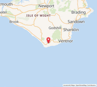 Map of Niton, EnglandEngland