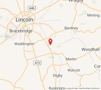 Map of Nocton, EnglandEngland