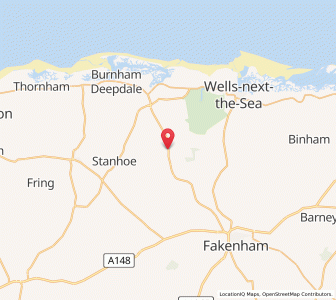 Map of North Creake, EnglandEngland