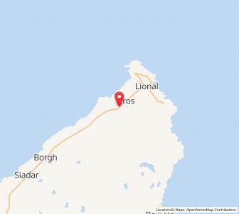 Map of North Dell, ScotlandScotland