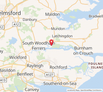 Map of North Fambridge, EnglandEngland