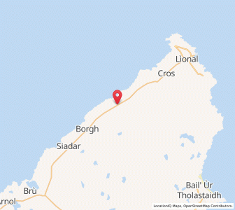 Map of North Galson, ScotlandScotland