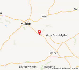 Map of North Grimston, EnglandEngland