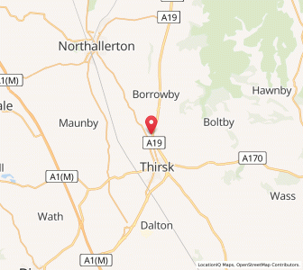 Map of North Kilvington, EnglandEngland
