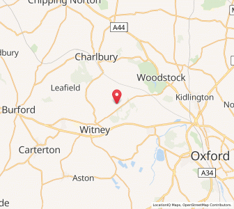 Map of North Leigh, EnglandEngland