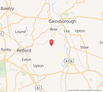 Map of North Leverton, EnglandEngland