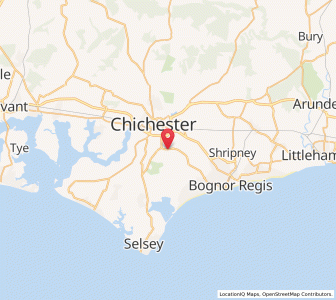 Map of North Mundham, EnglandEngland