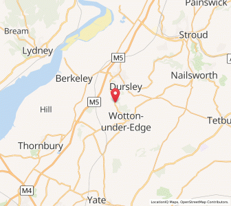 Map of North Nibley, EnglandEngland