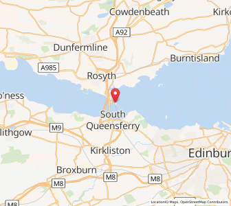 Map of North Queensferry, ScotlandScotland