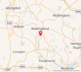 Map of North Stoke, EnglandEngland