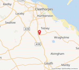 Map of North Thoresby, EnglandEngland