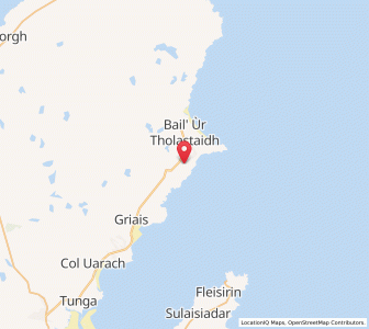 Map of North Tolsta, ScotlandScotland