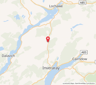 Map of North Tullich, ScotlandScotland