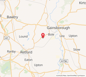 Map of North Wheatley, EnglandEngland