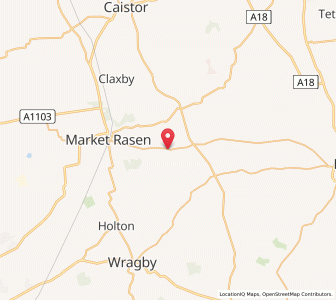 Map of North Willingham, EnglandEngland