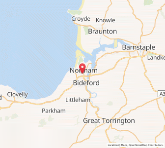 Map of Northam, EnglandEngland