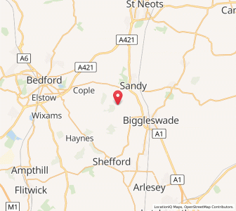 Map of Northill, EnglandEngland