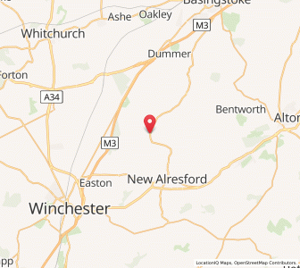 Map of Northington, EnglandEngland