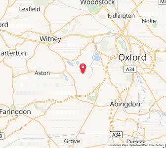 Map of Northmoor, EnglandEngland