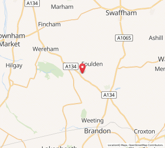 Map of Northwold, EnglandEngland