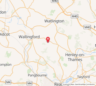 Map of Nuffield, EnglandEngland