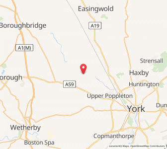Map of Nun Monkton, EnglandEngland